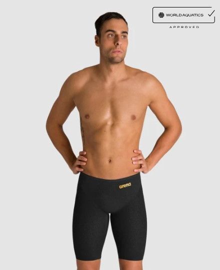 ARENA POWERSKIN CARBON GLIDE JAMMER, Size: 30, Color: BLACK-GOLD