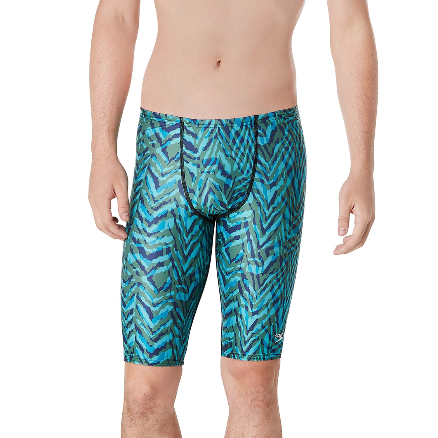 SPEEDO PROLT PRINTED JAMMER - RIPPLE EFFECT, Color: 694 SCUBA BLUE, Size: 22