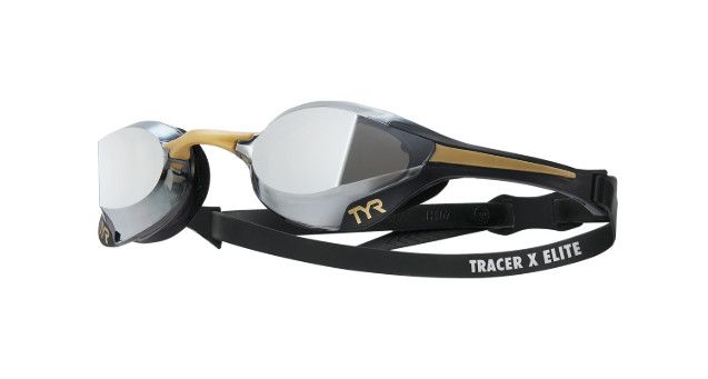 TRACER-X ELITE RACING MIRRORED , Color: 008 BLACK/GOLD