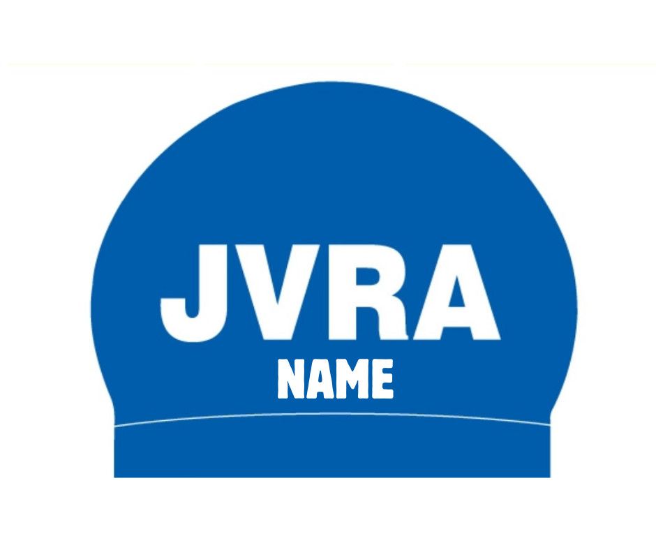 JVRA PERSONALIZED CUSTOM SILICONE SWIM CAPS (2PK)