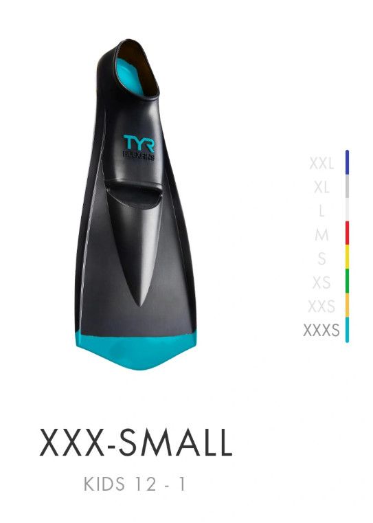 TYR FLEX FINS 2.0 , Size: XXXS