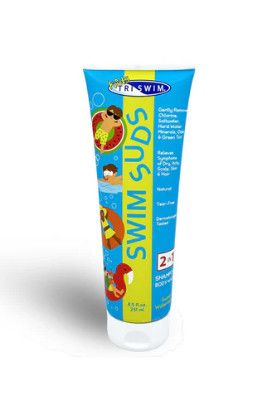 TRISWIM KIDS SWIM SUDS 2-IN-1 NATURAL TEAR-FREE SHAMPOO/BODY WASH 8.5 OZ