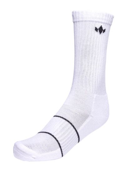DIADEM PERFORMANCE CREW SOCK (3PK), Color: WHITE, Size: S