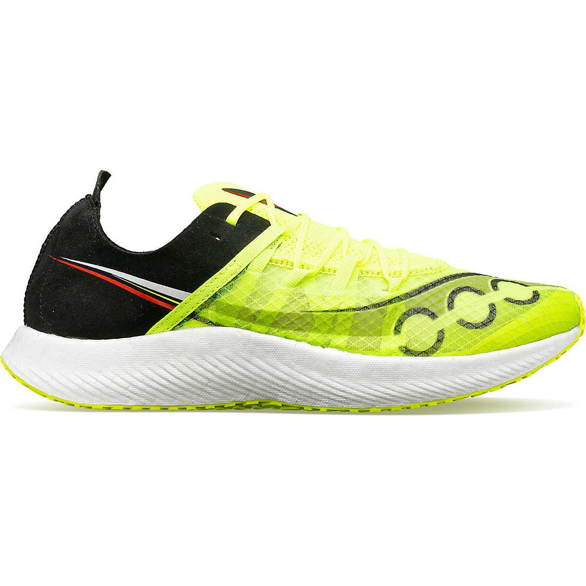 SAUCONY WOMENS SINISTER, COLOR: 05 - CITRON/BLACK, SIZE: 9, WIDTH: REG (B)