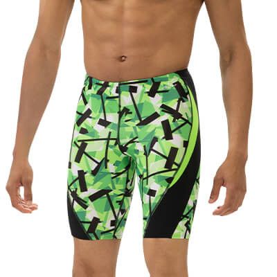 TEAM RELIANCE MEN&#39;S RAZOR JAMMER, Color: 011 GREEN, Size: 24