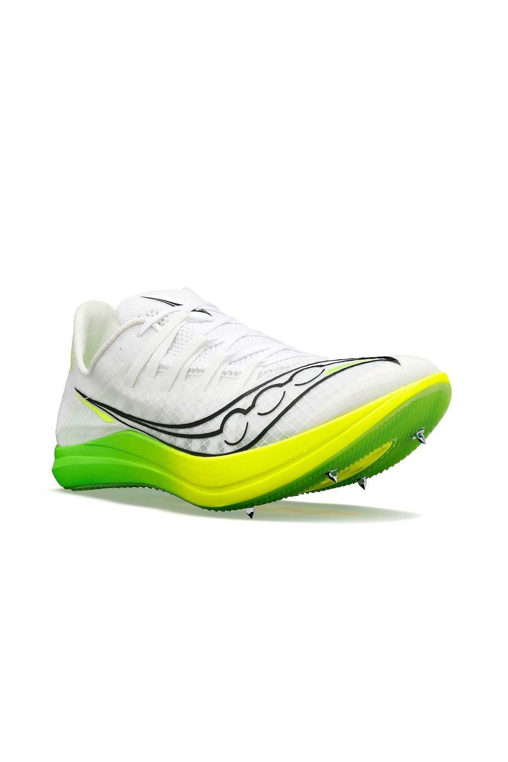 SAUCONY WOMENS TERMINAL VT, Color: 01 - WHITE/SLIME, Size: 8.5