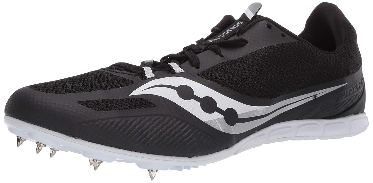 SAUCONY MENS VENDETTA 3, Size: 11, Color: 3 - BLACK/WHITE