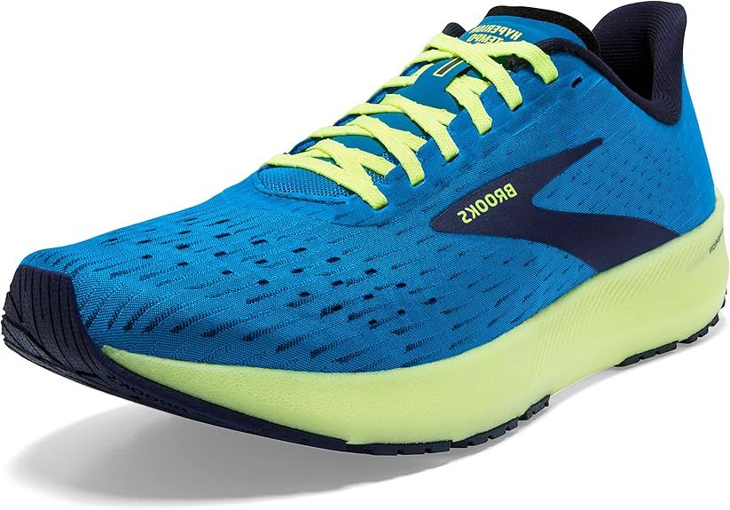 BROOKS MENS HYPERION TEMPO, COLOR: 491 - BLUE/NIGHTLIFE/PEACOAT, SIZE: 10.5, WIDTH: REG (D)