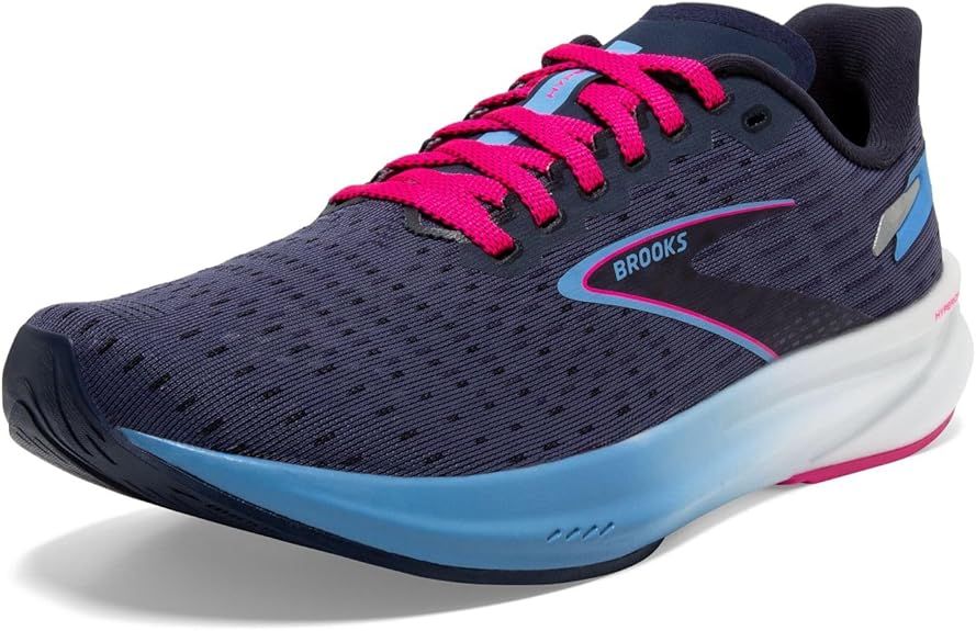 BROOKS WOMENS HYPERION, COLOR: 430 - PEACOAT/OPEN AIR/LILAC ROSE, SIZE: 10, WIDTH: REG (B)