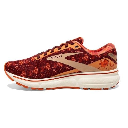 BROOKS MENS GHOST 15, COLOR: 257 TROT HAPPY - THANKSGIVING 2023, SIZE: 9.5, WIDTH: REG (D)