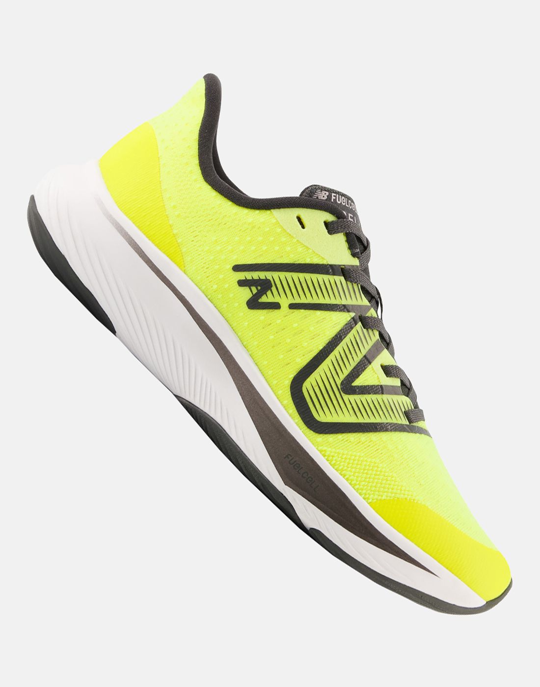 NEW BALANCE KIDS FUELCELL REBEL V3, COLOR: PB - YELLOW/BLACK, SIZE: 5, WIDTH: M (MED)