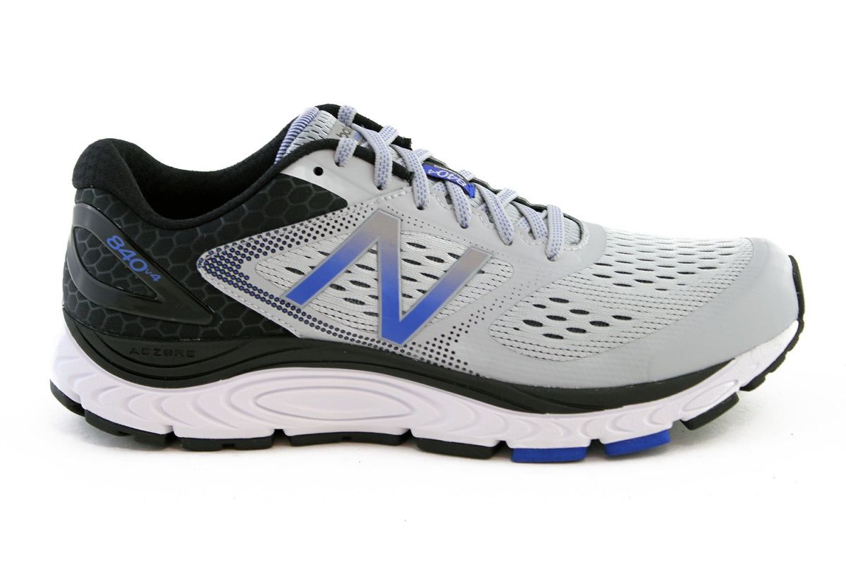 NEW BALANCE MENS 840 V4, COLOR: GB - SILVER MINK/TEAM ROYAL, SIZE: 10, WIDTH: WIDE (EE)