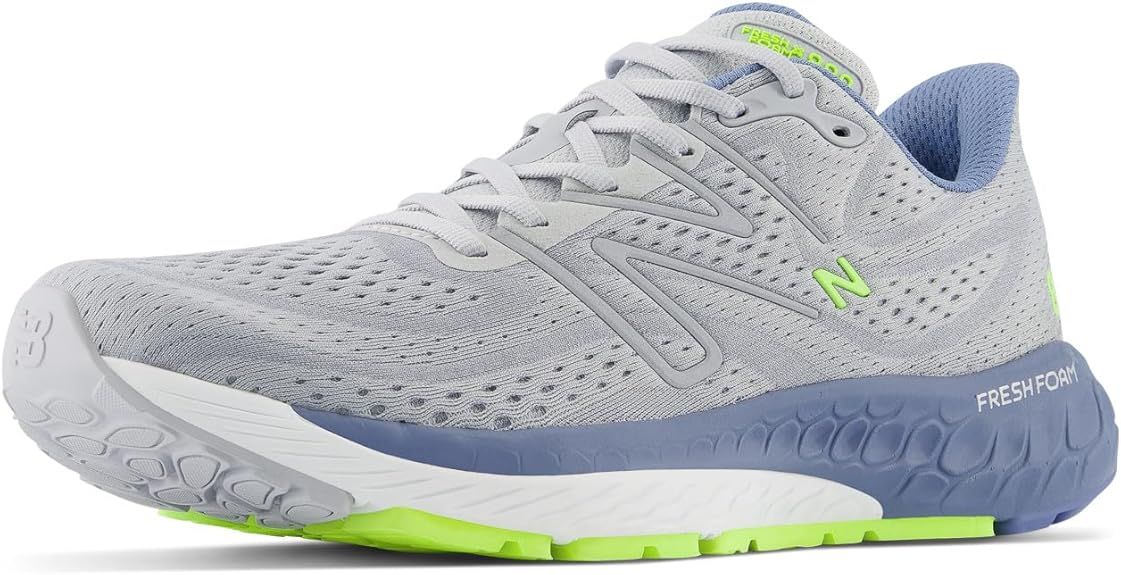 NEW BALANCE MENS FRESH FOAM X 880 V13, COLOR: X - ALUMINUM GREY/MERCURY BLUE, SIZE: 12.5, WIDTH: REG (D)