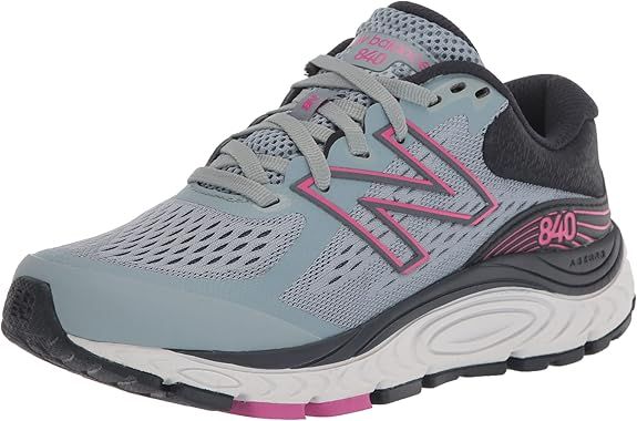 NEW BALANCE WOMENS 840 V5, COLOR: CM - CYCLONE/ECLIPSE/MAGENTA POP, SIZE: 8, WIDTH: WIDE (D)