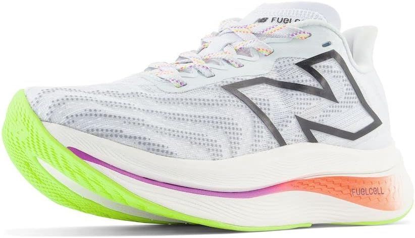 NEW BALANCE WOMENS FUELCELL SUPERCOMP TRAINER V2, COLOR: LK - BLUE/ICE, SIZE: 7, WIDTH: REG (B)