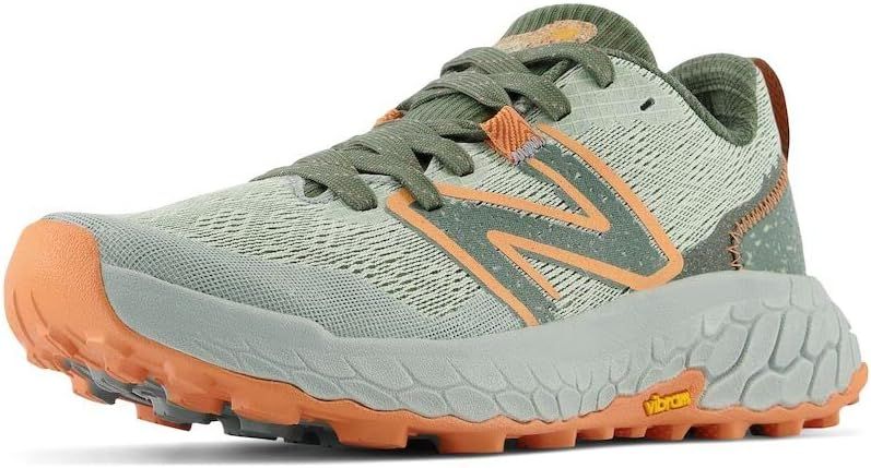 NEW BALANCE WOMENS HIERRO V7, COLOR: N - SILVER MOSS/DEEP OLIVE GREEN, SIZE: 9, WIDTH: REG (B)