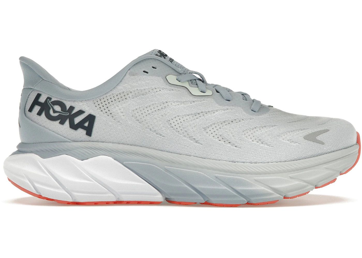 HOKA WOMENS ARAHI 6, COLOR: PABF - Plein Air Blue Fog, SIZE: 8, WIDTH: REG (B)