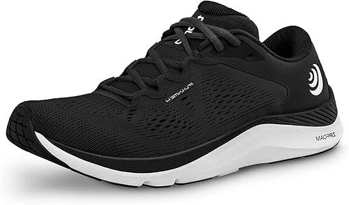 TOPO WOMENS FLI-LYTE 4, COLOR: BLACK/WHITE, SIZE: 9, WIDTH: REG (B)