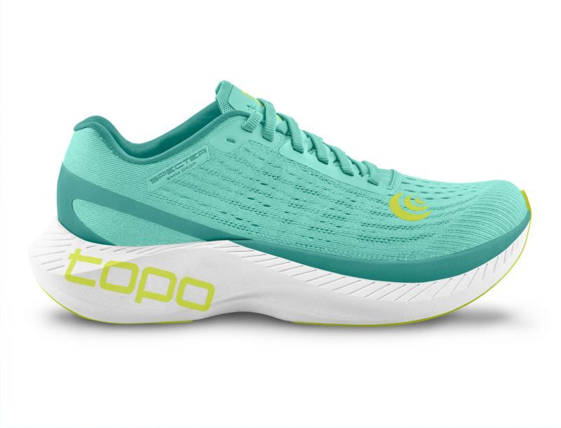 TOPO WOMENS SPECTER, COLOR: AQUA/LIME, SIZE: 10, WIDTH: REG (B)