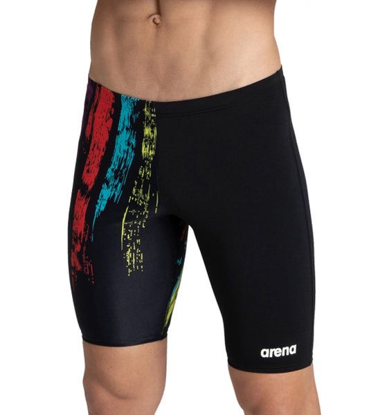 ARENA PAINTED STRIPES JAMMER, Size: 20, Color: 503 - BLACK MULTI YELLOW
