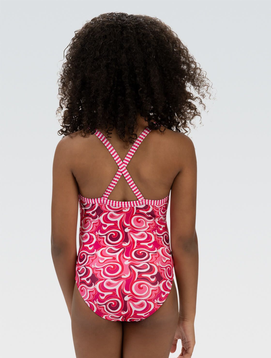 UGLIES GIRLS CASCADE CRISS-CROSS BACK, Size: 8, Color: D26 PINK