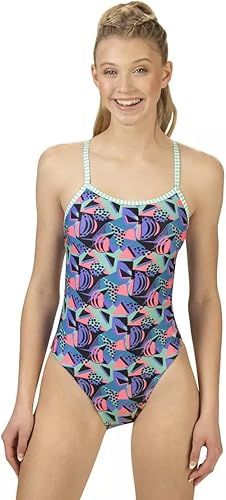 WOMENS UGLIES SO FRESH STRING BACK SWIMSUIT, Size: 30, Color: B22 MULTI