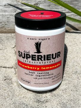 SUPERIEUR ELECTROLYTES CANISTER, FLAVOR: STRAWBERRY LEMONADE