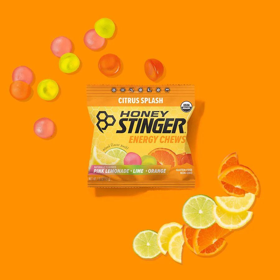 HONEY STINGER ENERGY CHEWS, FLAVOR: CITRUS SPLASH