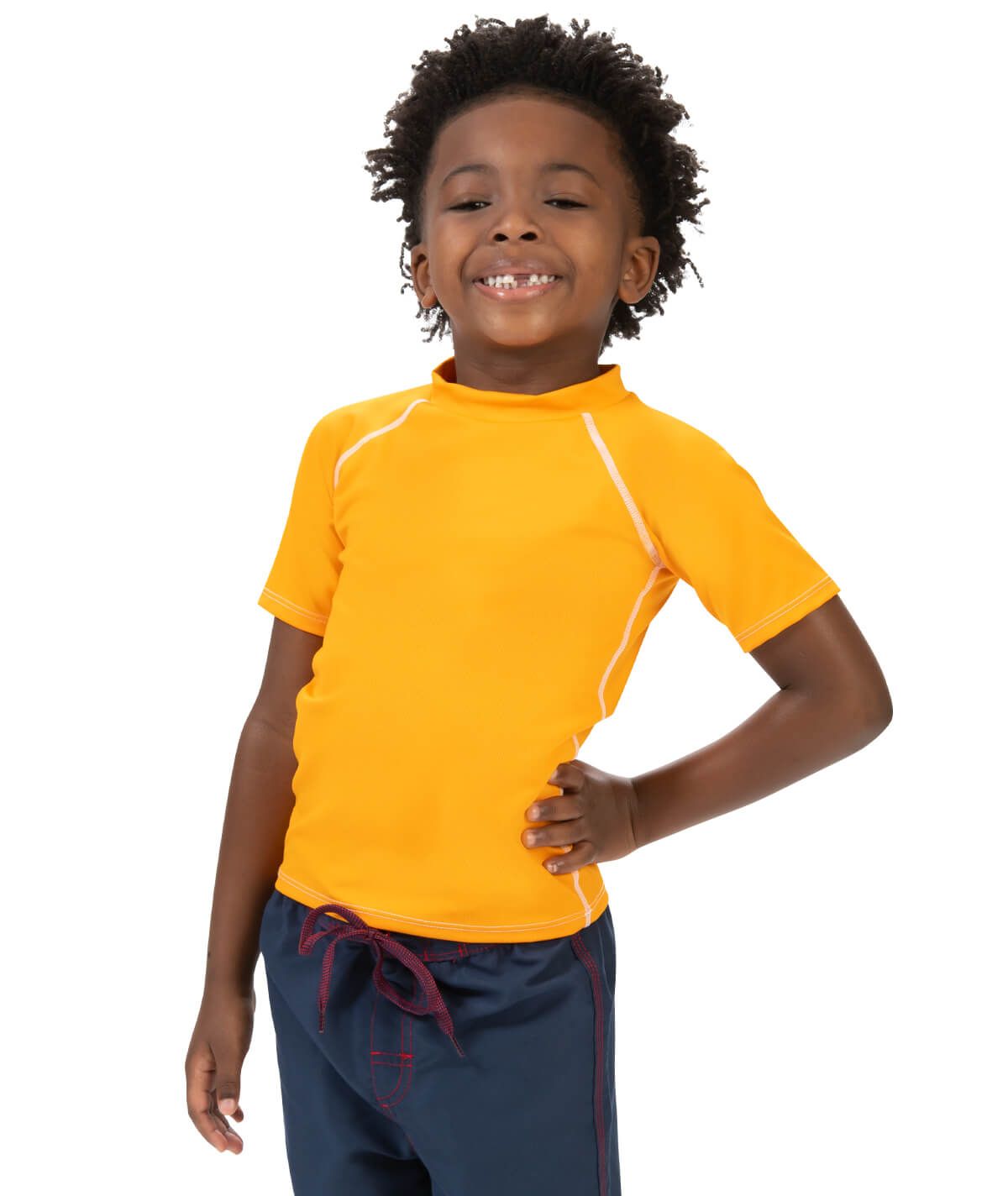 LITTLE DOLFIN UNISEX SHORT SLEEVE RASH GUARD 