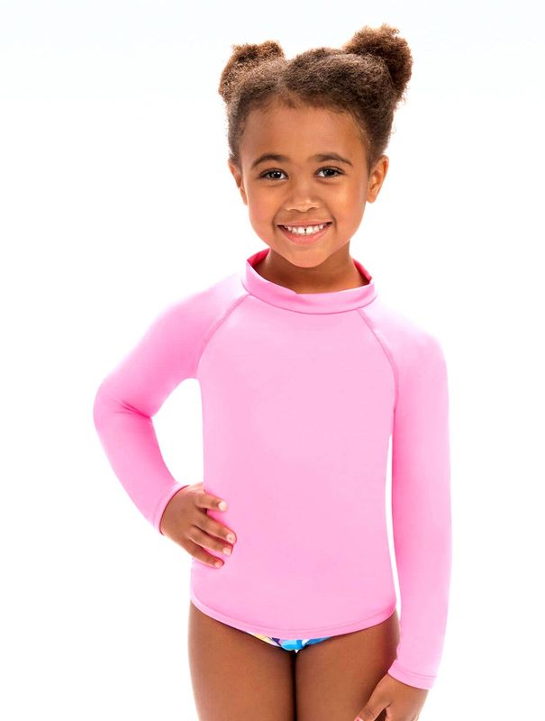 LITTLE DOLFIN GIRLS LONG SLEEVE RASH GUARD