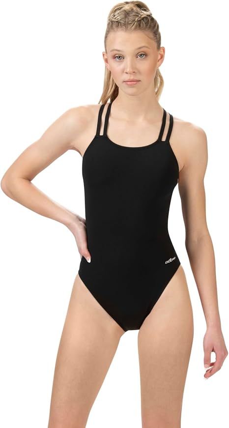 DOLFIN RELIANCE SOLID DOUBLE X BACK, Size: 26, Color: 790 BLACK