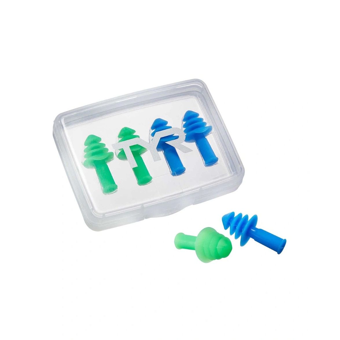 ERGO FLEX EAR PLUGS 4PK, Color: 101 - CLEAR
