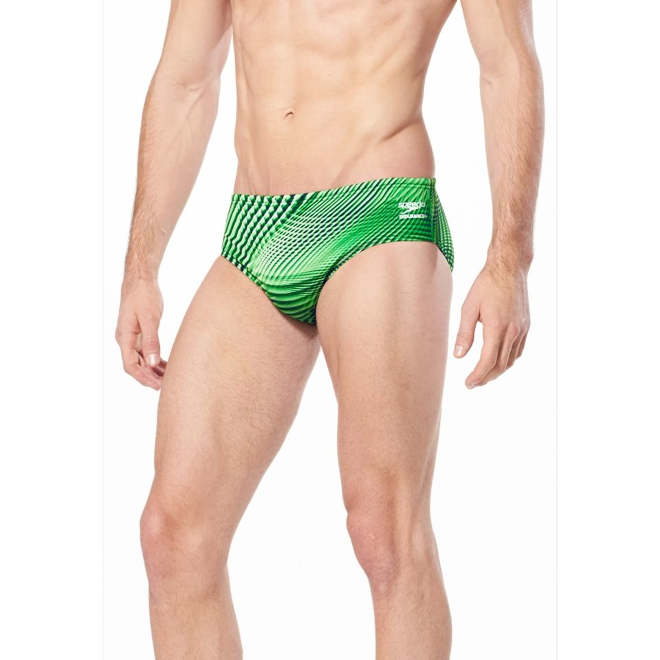 SPEEDO WARPED WEAVE RACER, Color: 421 GREEN, Size: 38