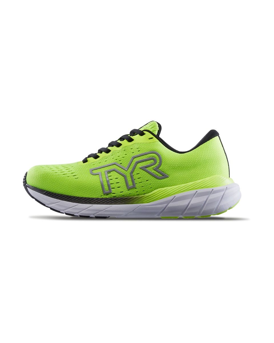 UNISEX RD-1 RUNNER, COLOR: 730 FL. YELLOW, SIZE: M8.5 / W10, WIDTH: REG (D)