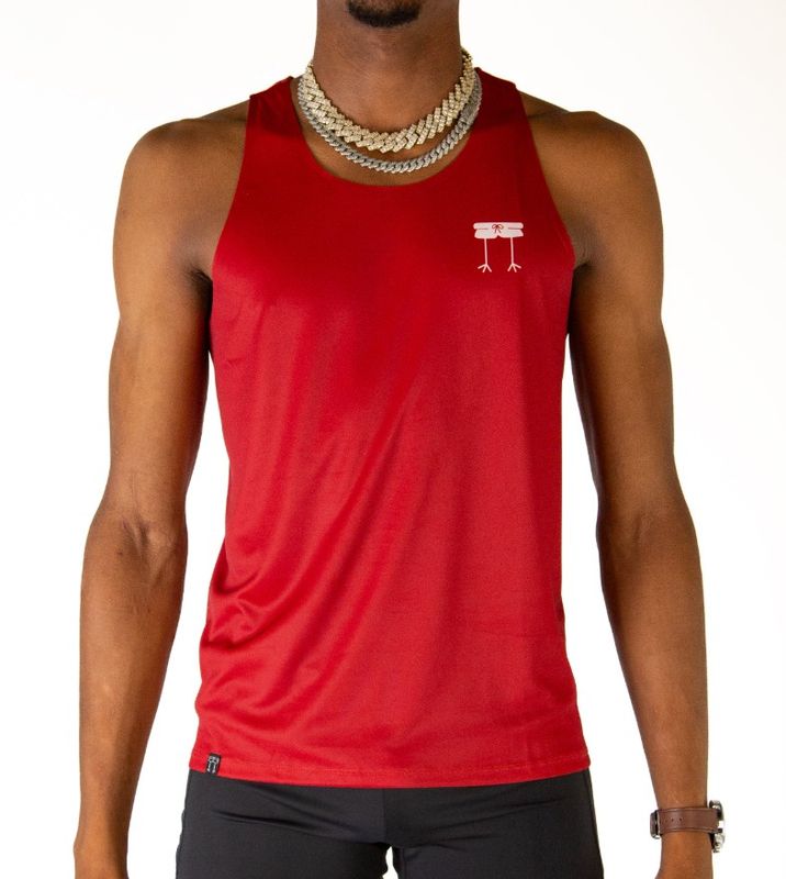 CHICKNLEGS MENS SOLIDS PERFORMANCE SINGLETS