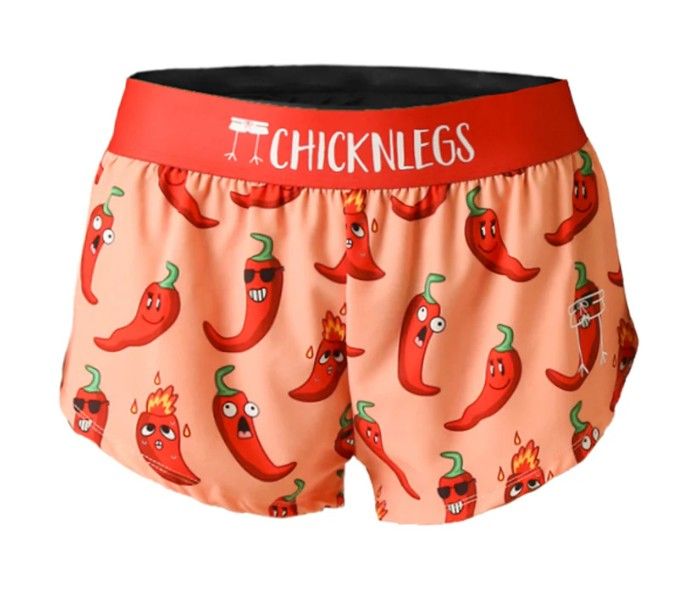 CHICKNLEGS WOMENS CHASE PACK CHILIS 1.5&quot; SPLIT SHORTS