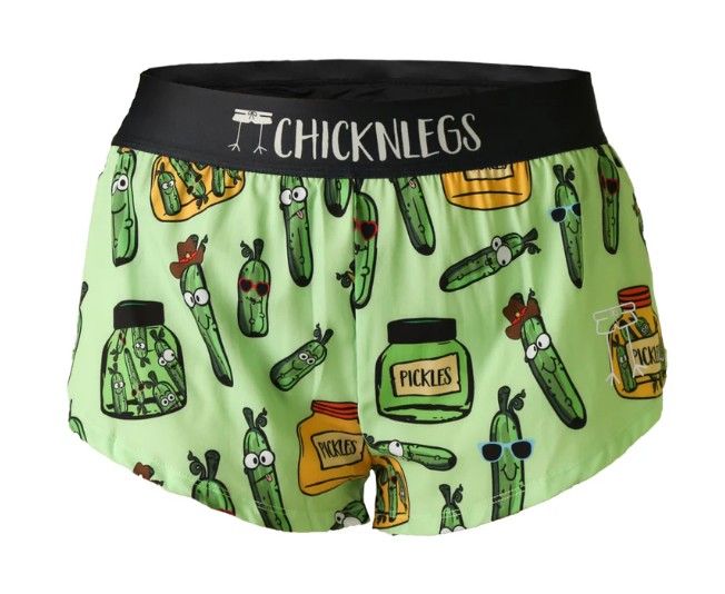 CHICKNLEGS WOMENS PICKLES 1.5&quot; SPLIT SHORTS