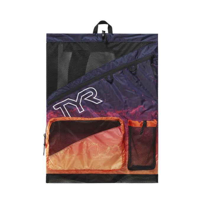 TYR ELITE TEAM MESH BACKPACK LIMITED EDITION NAVY/MULTI, Color: 418 NAVY/MULTI