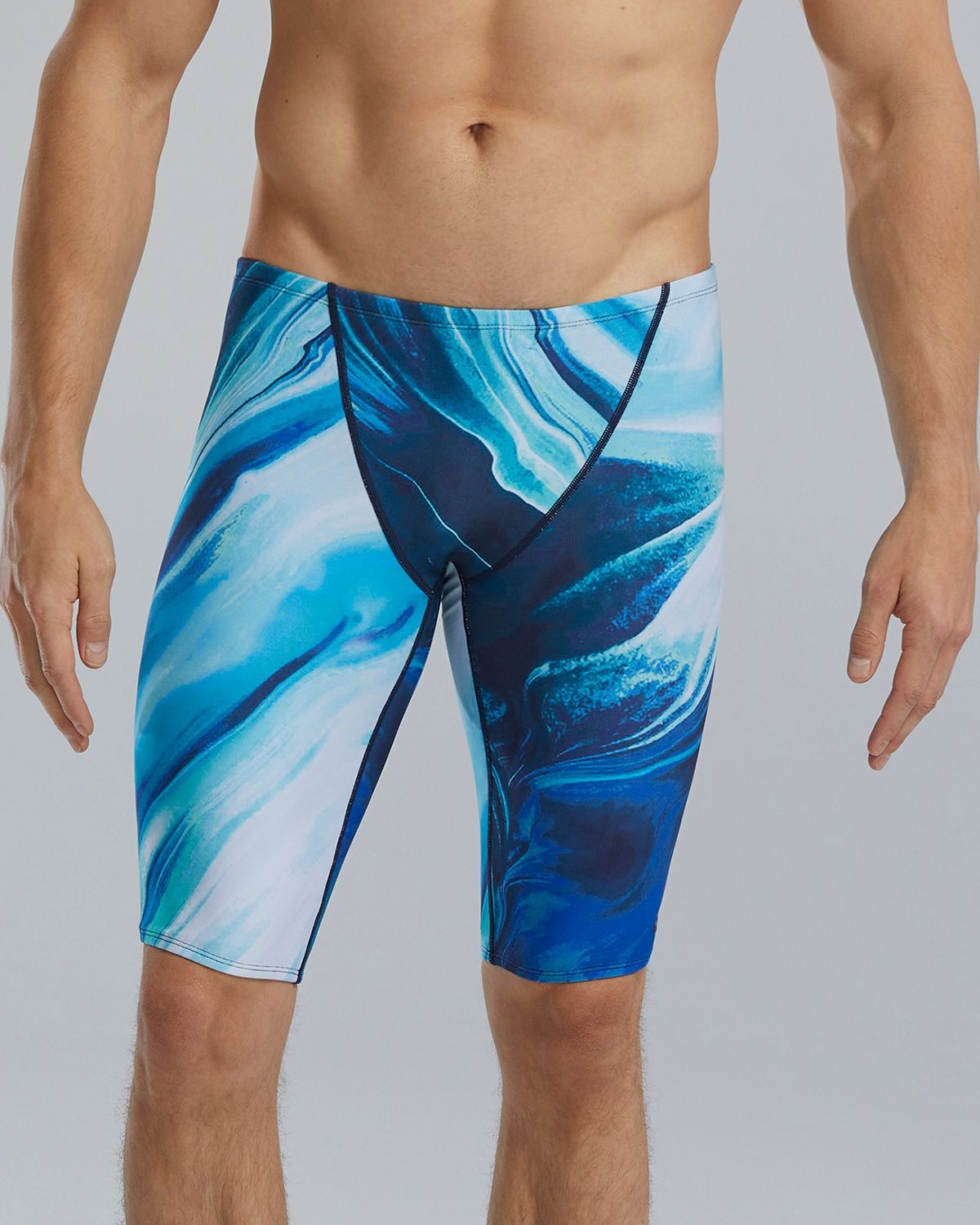 MENS DURAFAST ELITE SENTRY JAMMER, Color: 980 TEAL/AQUA, Size: 38