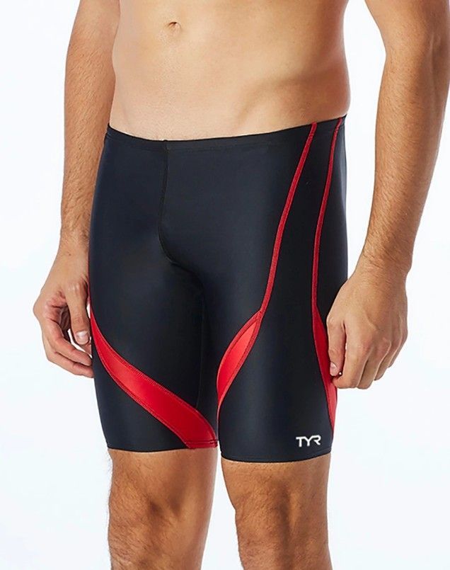 TYR ALLIANCE SPLICE JAMMER, Color: 002 BLACK/RED, Size: 22