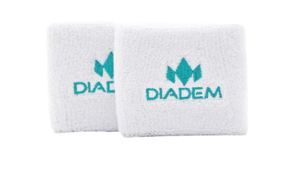 DIADEM LOGO 2.75&quot; WRISTBAND , Color: WHITE