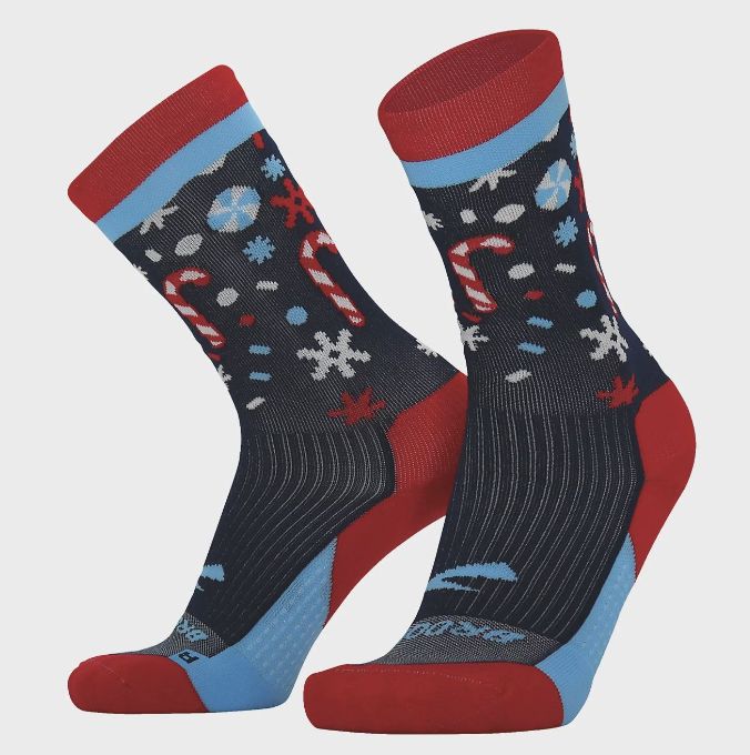 BROOKS GHOST CREW SOCK RUN MERRY &#39;23