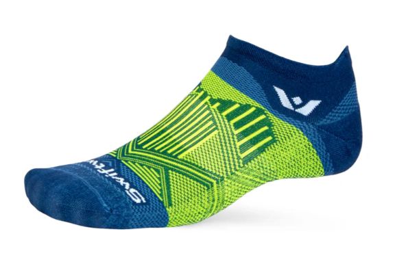 SWIFTWICK ASPIRE NO SHOW GEO, Color: NAVY HI-VIZ, Size: S