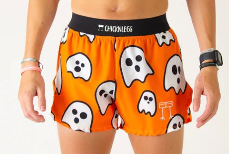 CHICKNLEGS MENS GHOSTS 4&quot; HALF SPLIT SHORTS