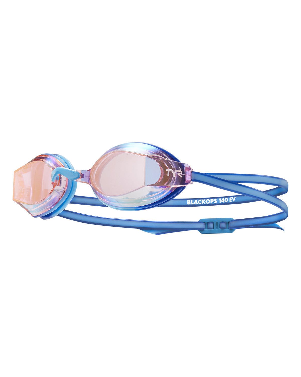 TYR JR BLACKOPS 140 EV RACING MIRRORED, Color: 390 BLUE/PINK