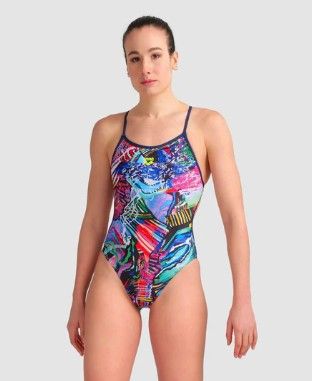ARENA ALLOVER PRINT LACE BACK 
