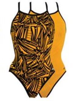 DOLFIN GRAFIKA REVERSIBLE CROSSBACK, Color: GOLD, Size: 26