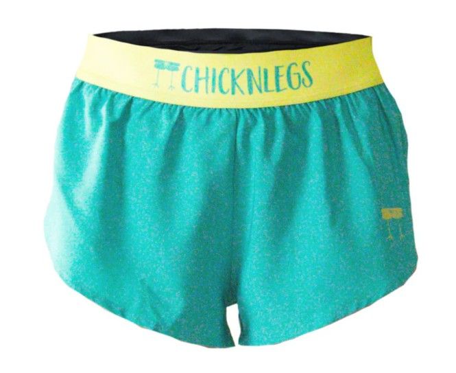 CHICKNLEGS WOMENS SOLIDS 1.5" SPLIT SHORTS