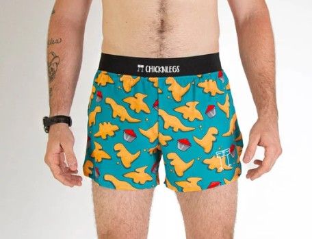 CHICKNLEGS MENS NUGGETS 4" HALF SPLIT SHORTS