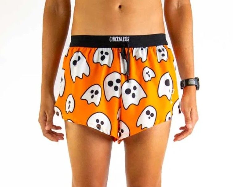 CHICKNLEGS MENS GHOSTS 2" DS SPLIT SHORTS